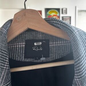 Rails Women's Black and White Houndstooth Jacket